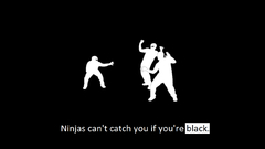 Ninjas ninjas cant catch