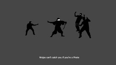 Ninjas silhouettes pirates
