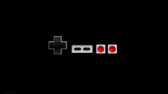 Nintendo black background nes video games
