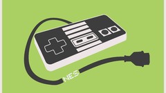 Nintendo minimalistic nes game
