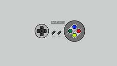 Nintendo minimalistic Simple Background Super Nintendo