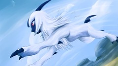 Nintendo paintings Pokemon absol video games