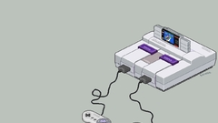Nintendo pixel art Super
