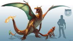 Nintendo Pokemon artwork digital art charizard video games 