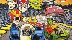 Nintendo races artwork Super Nintendo Captain Falcon F-zero 