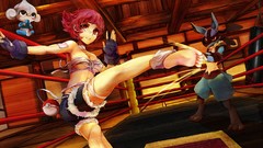 Nintendo Shorts gloves Pokemon pink hair barefoot pink eyes 