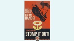 Nintendo Super Mario propaganda minimalistic video games 