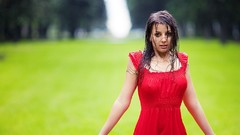 Nipples through clothing woman