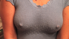 Nipples woman nipples through