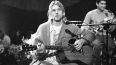 Nirvana kurt cobain monochrome