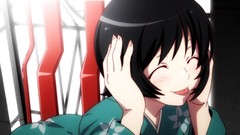 Nisemonogatari screenshots Japanese clothes Araragi Tsukihi
