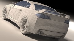 Nissan 3d concept art skylines