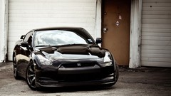 Nissan GT-R R35 black cars JDM Japanese domestic market