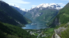 Norway fjord geiranger fjord