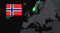 Norway Flags Europe Maps