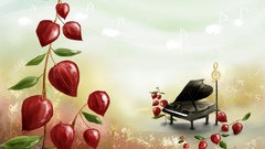 Nostalgic piano artwork Art