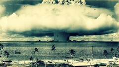 Nuclear bombs bomber explosion atomic bomb