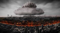 Nuclear City apocalyptic digital art