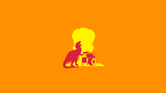 Nuclear Dinosaurs mushroom cloud