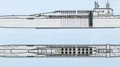 Nuclear Soviet submarine Delta