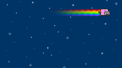 Nyan cat outer Space