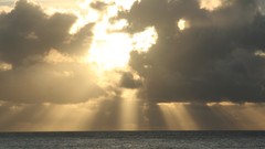 Oahu sunset clouds Landscapes