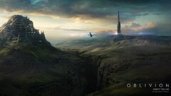 Oblivion-movie futuristic Andree Wallin artwork fantasy art