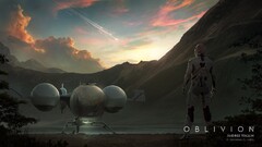 Oblivion-movie futuristic artwork digital art Movies fantasy art