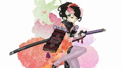 Oboro Muramasa Simple Background