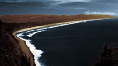 Ocean artistic paintings blue