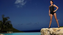 Ocean Beaches brunettes swimsuits Martina Ivezaj