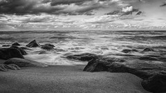 Ocean black and white