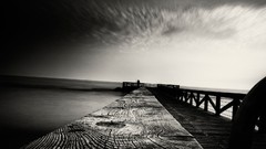 Ocean black and white Bridges