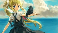 Ocean children Birds Anime blondes kamio misuzu Air (anime)