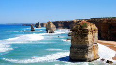 Ocean cliffs Australia Beaches