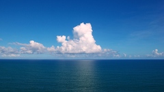Ocean clouds horizon