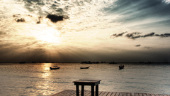 Ocean clouds Landscapes nature