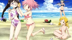 Ocean clouds sand ice