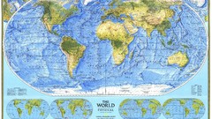 Ocean continents Maps globe national geographic world map