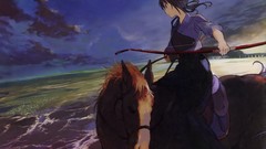 Ocean Horses Anime anime girls archery tari tari Okita Sawa