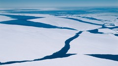 Ocean ice aerial floating