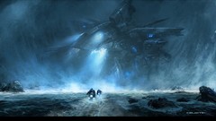 Ocean Landscapes rain futuristic