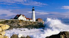 Ocean Landscapes waves lighthouses