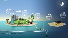 Ocean Month Islands palm trees july deserts