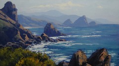 Ocean Oregon paintings
