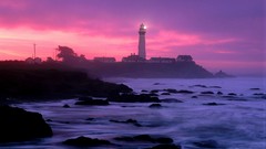 Ocean point California Pigeons rocks lighthouses