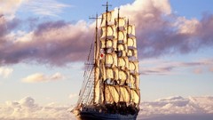 Ocean sail ships Sea