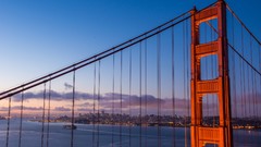 Ocean San Francisco Bridges golden gate bridge cityscapes