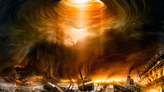 Ocean ships artwork shipwrecks