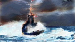 Ocean ships paintings artwork